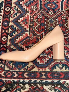 Coach Nude Block Heels